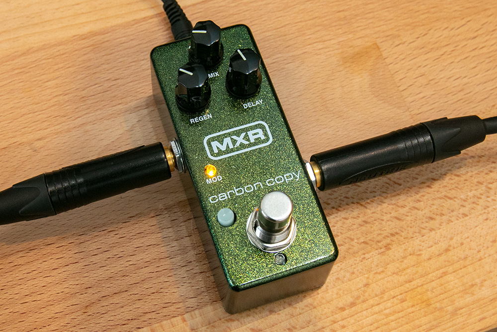 Mxr carbon copy mini不具合ありません